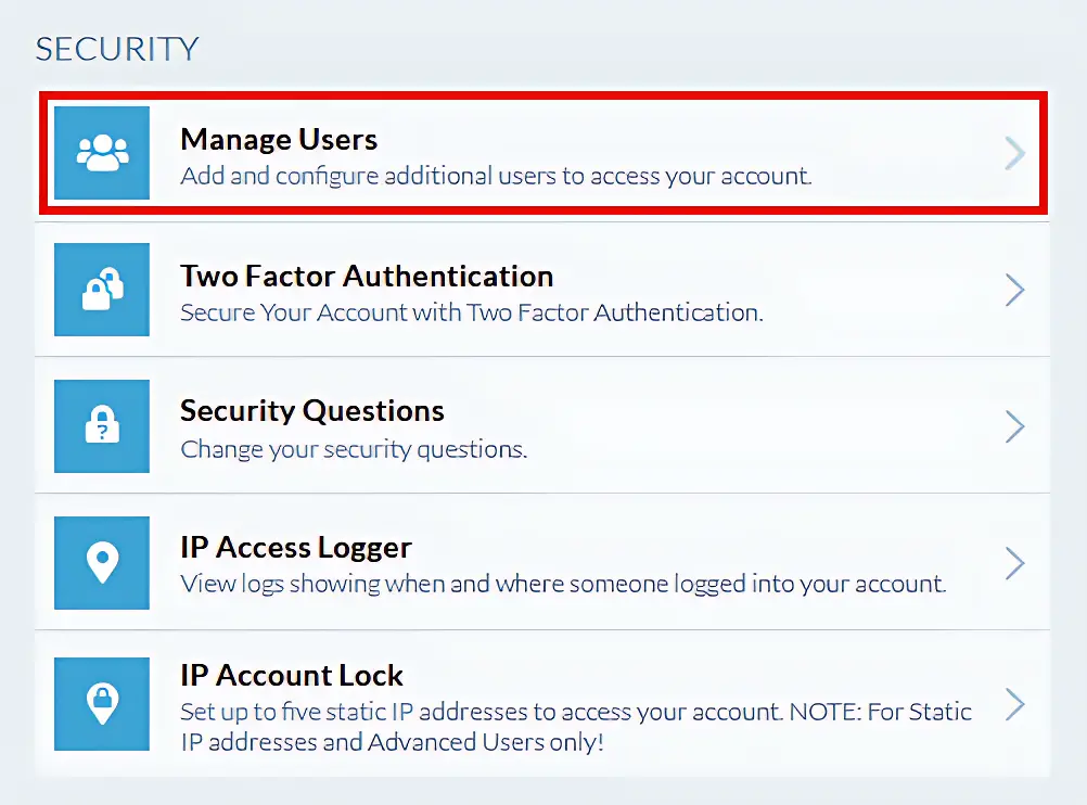 SSO ID के लिए सुरक्षा प्रश्नों को अपडेट करने के चरण